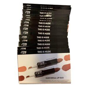 CTZN Cosmetics 16pc Nudiversal Lip Duo Koh Samui & New York City Sample Cards
